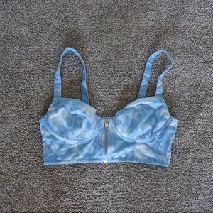 Victoria Secret Pink blue bralette size large